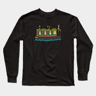 Narrowboat Long Sleeve T-Shirt